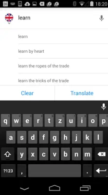 Translate All Languages android App screenshot 1